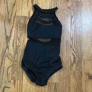 Gently used! GREAT CONDITION!! 5 dance leotard! In the color black!